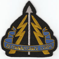 Reconnaissance Corps Wire Blazer Badge